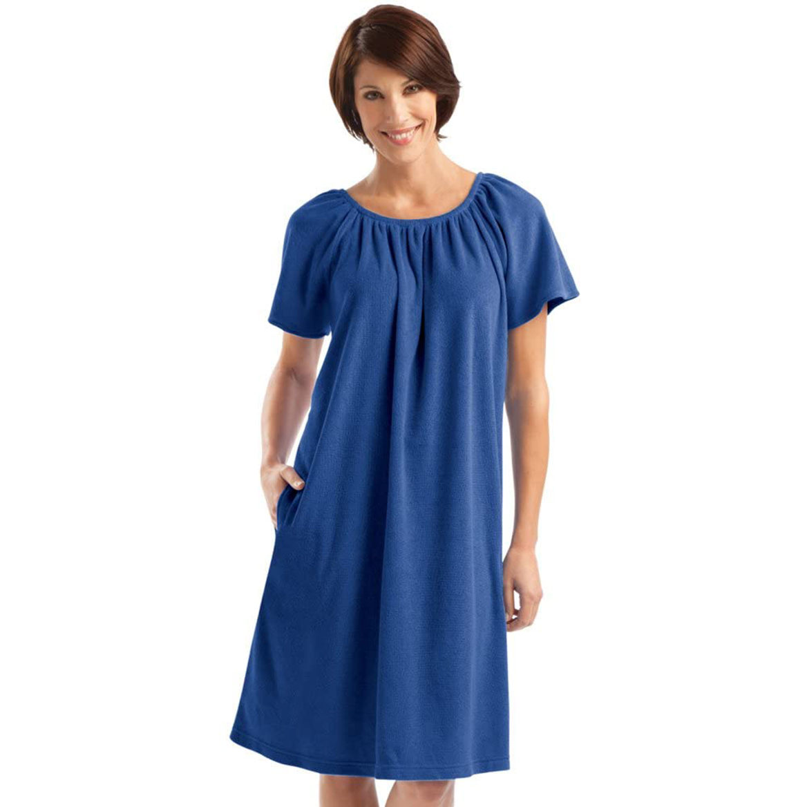 Terry Dress, Blue, 2XL